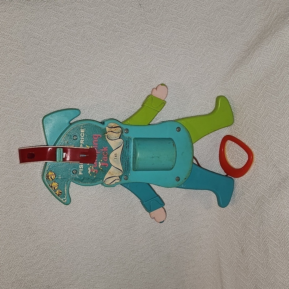 Fisher-Price Blue and Green Jumping Jack  Learning Toy - Picture 3 of 5